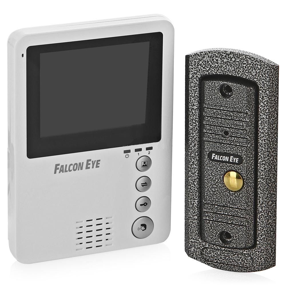 Набор домофона. Falcon Eye Fe-Kit дом. Falcon Eye видеодомофон. Домофон (переговорное устройство) Falcon Eye Fe-4chp2. Видеодомофон Falcon Eye Kit.